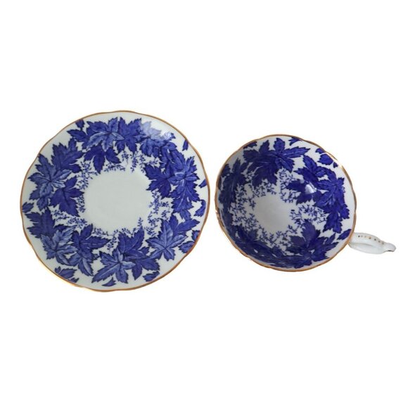 Vintage Coalport Blue Ivy Tea Cup, Bone China, Made in England - Picture 4 of 6